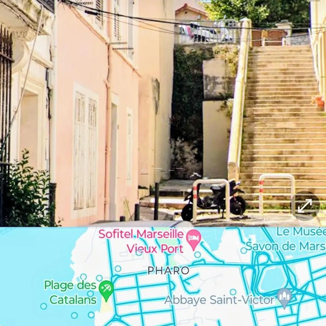 Studio Coin Nuit, Entre Plage Et Centre Μασσαλία