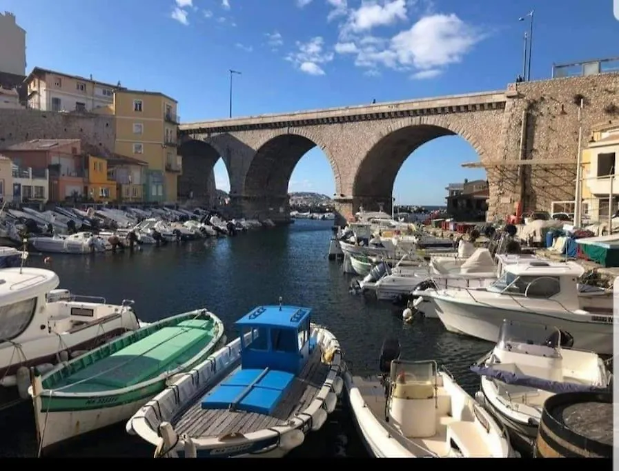Studio Coin Nuit, Entre Plage Et Centre Marseille 0*,