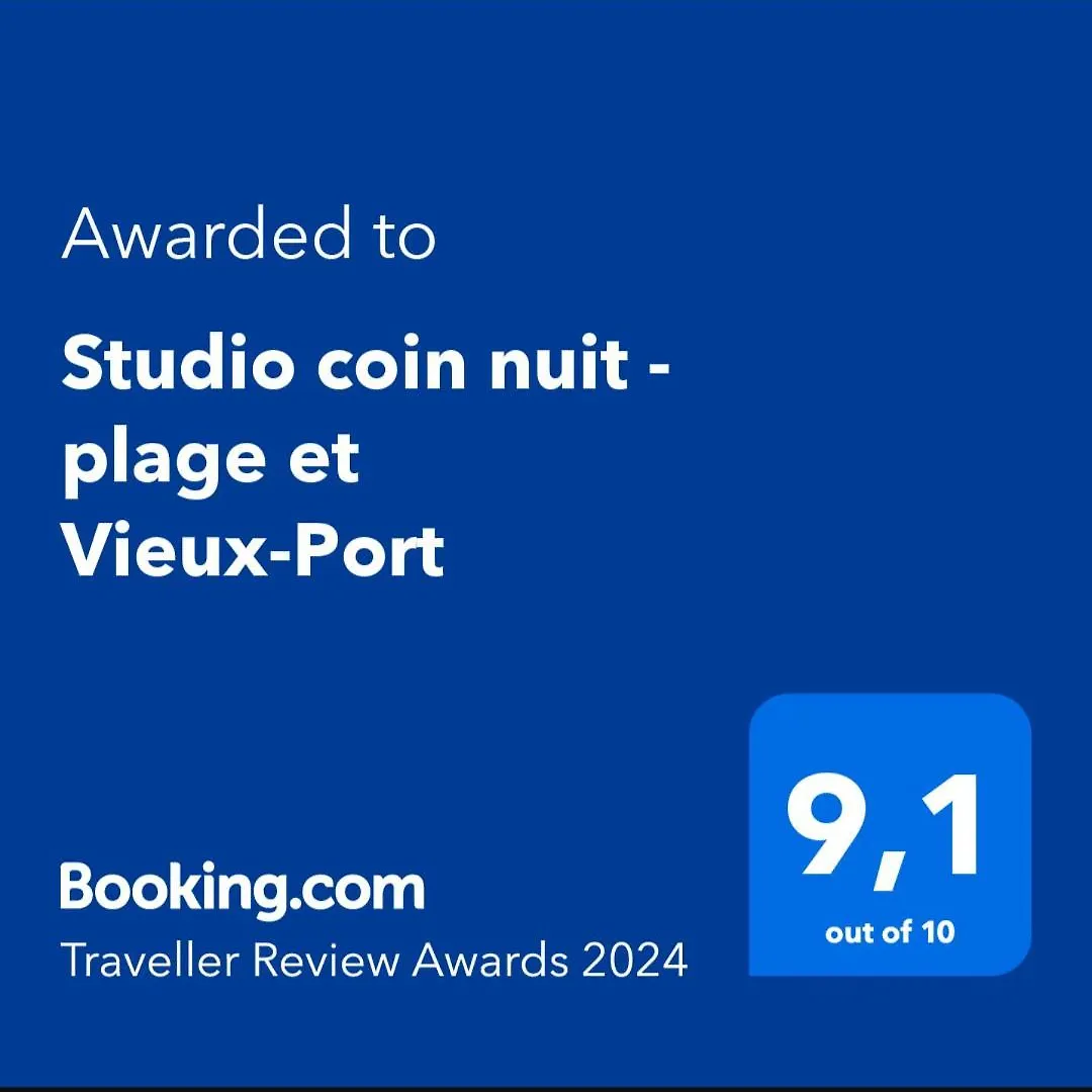 Studio Coin Nuit, Entre Plage Et Centre Marseille